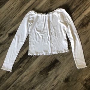 Off the shoulders crop top